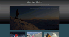 Desktop Screenshot of mountainmotion.co.uk