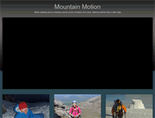 Tablet Screenshot of mountainmotion.co.uk